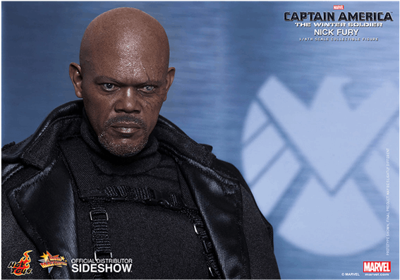 1 Of - Hot Toys Winter Soldier Nick Fury (600x600), Png Download