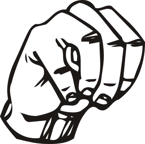 Sign Language M Scissors - Letter M In Asl (600x595), Png Download