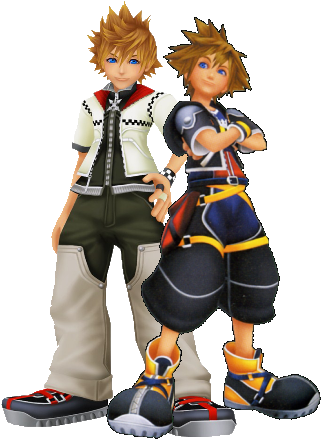 Sora-roxas - Sora Roxas (345x444), Png Download