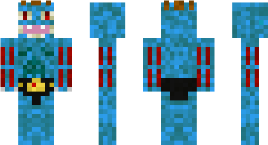 Minecraft Skin Machoke - Minecraft (600x348), Png Download