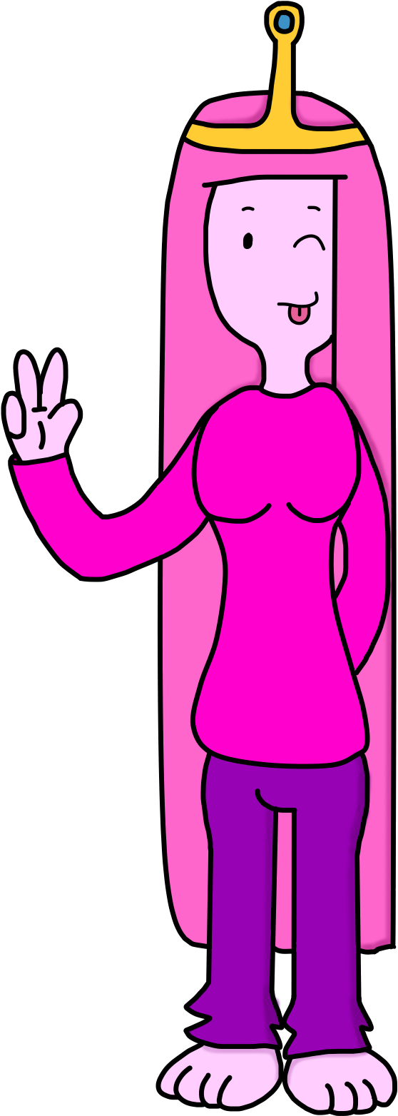 Princess Bubblegum By Tehmaster001 - Princess Bubblegum (700x1650), Png Download