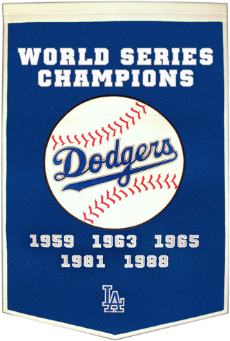 Los Angeles Dodgers World Series Championship Dynasty - Los Angeles Dodgers World Series Championships (500x500), Png Download