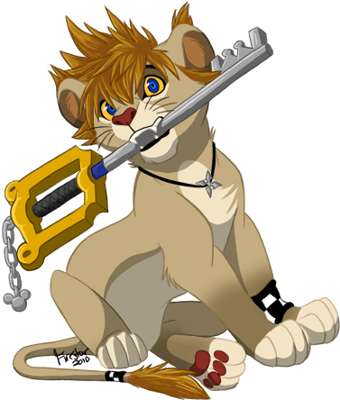 Kingdom Hearts Images Roxas Wallpaper And Background - Kingdom Hearts Roxas Lion (437x488), Png Download