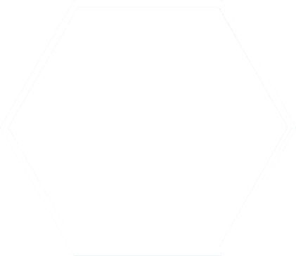 Hexa-border (421x365), Png Download