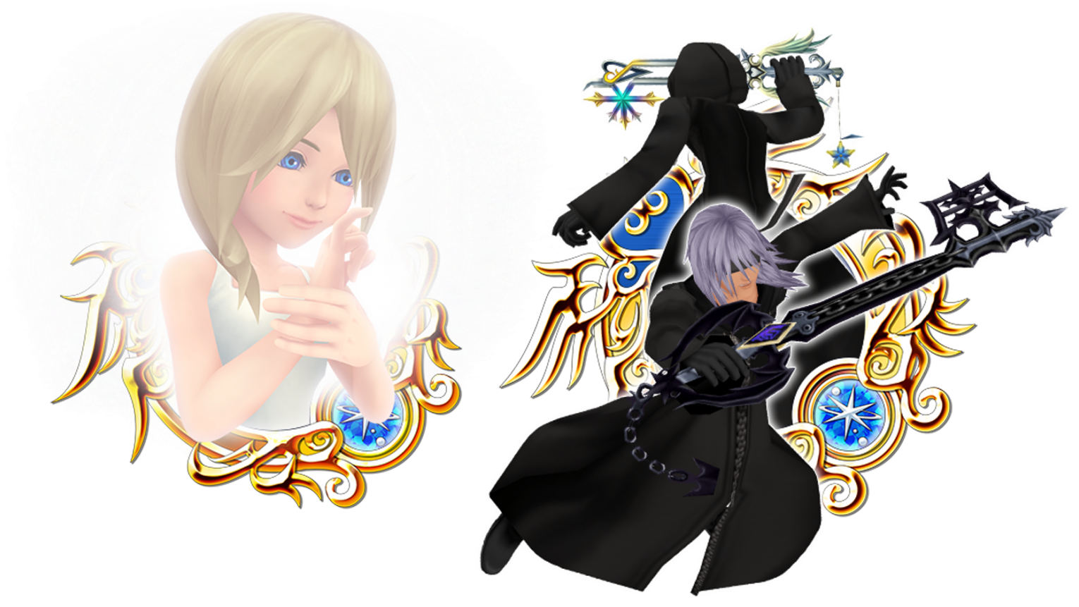 Namine Exmod Riku V Roxas - Roxas (1600x917), Png Download