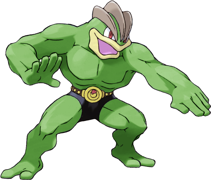 Pokemon Shiny Machamp Images - Last Evolution Of Geodude (968x880), Png Download