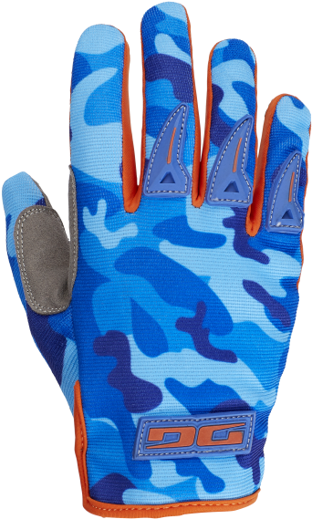 Gants Dg Soldier Bleu - Leather (600x600), Png Download