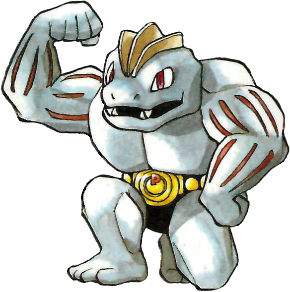 067machoke Tcg - Pokemon Base Set Uncommon #34 Machoke (590x595), Png Download