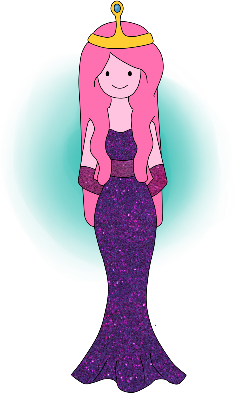 Adventure Time Princess Bubblegum - Princess Bubblegum Purple Dress (900x1600), Png Download