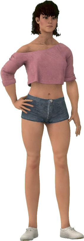 Tiffany Cox Friday The 13th The Game - Friday The 13th Game Tiffany Cox (378x871), Png Download
