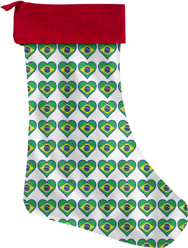 Brazil Heart Pattern Design - Hamper (1024x1024), Png Download