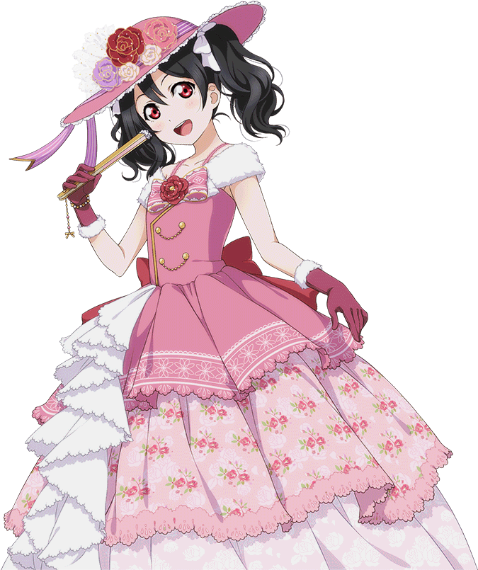 School Idol Tomodachi - Nico Yazawa Cards Render (1024x1024), Png Download