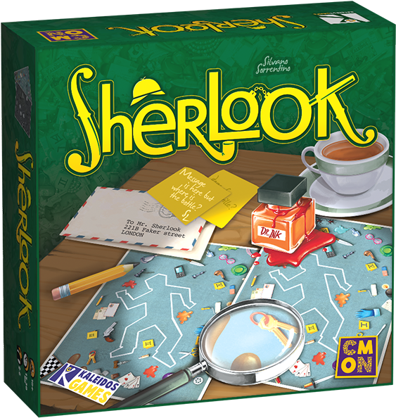 Cool Mini Or Not Has Announced Sherlook, A Board Game - Cool Mini Or Not Sherlook Board Game (920x675), Png Download