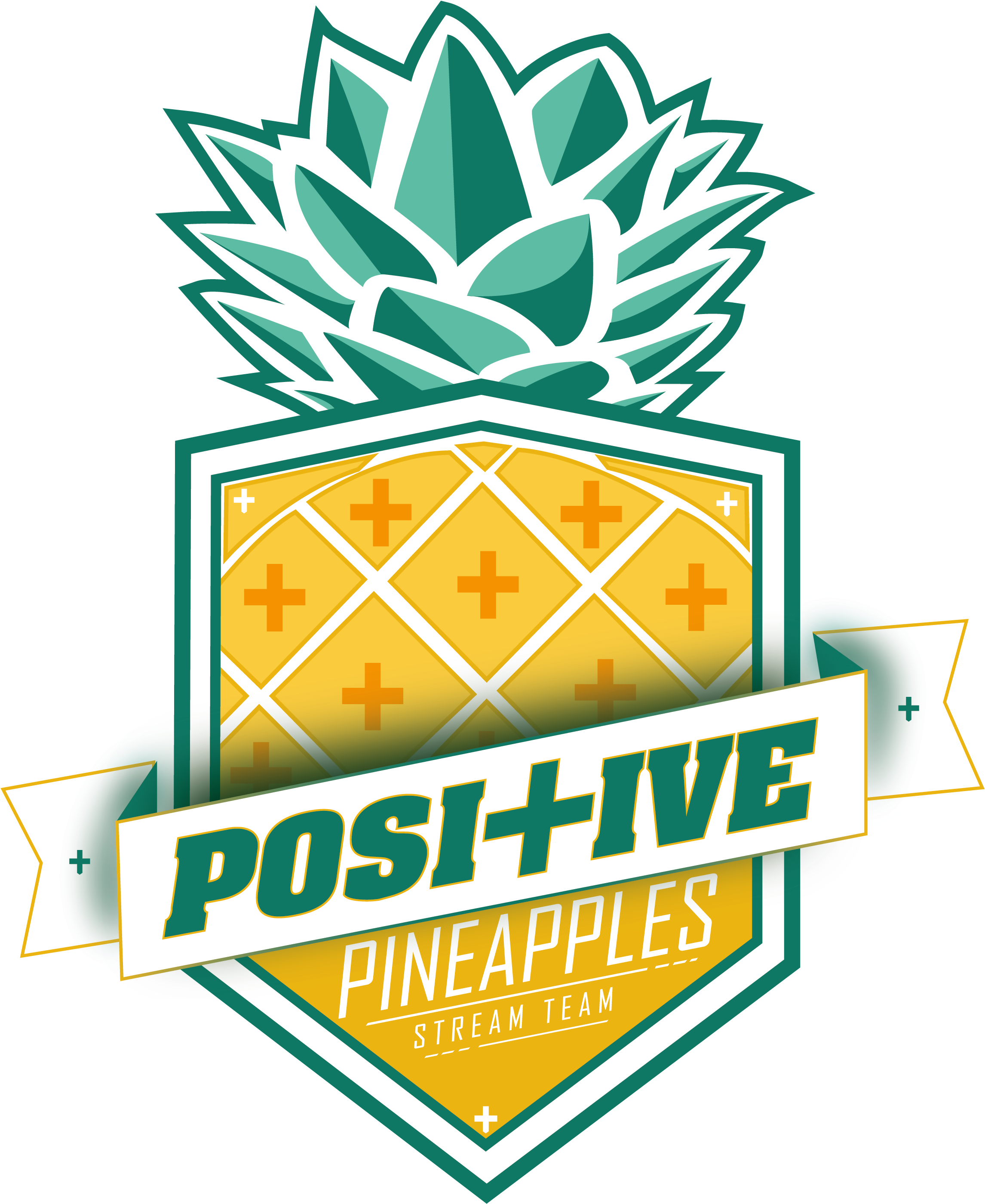 Mixer Stream Team Positive Pineapples Home Of Shared - Thumb (3000x3000), Png Download