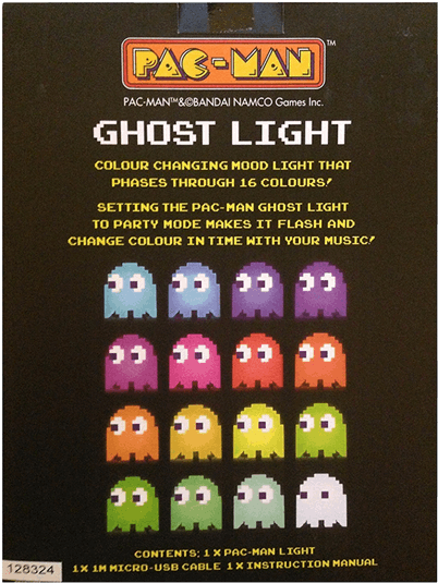 1 Of - Paladone Pacman Ghost Colorful Usb Light Lamp (600x600), Png Download