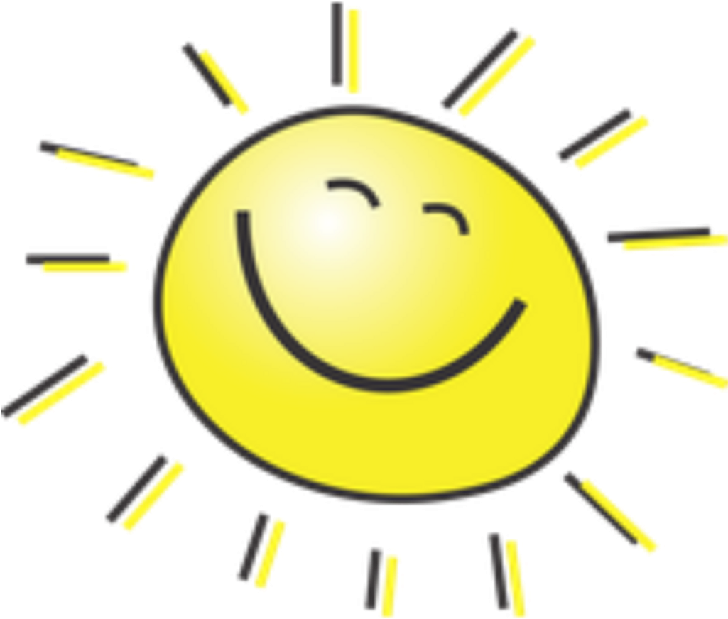 Cute Sun Smiling Transparent Library Techflourish Collections - Summer Clipart (1024x1024), Png Download