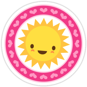 Cute Sun Png For Kids - Stone Circle Runes (375x360), Png Download