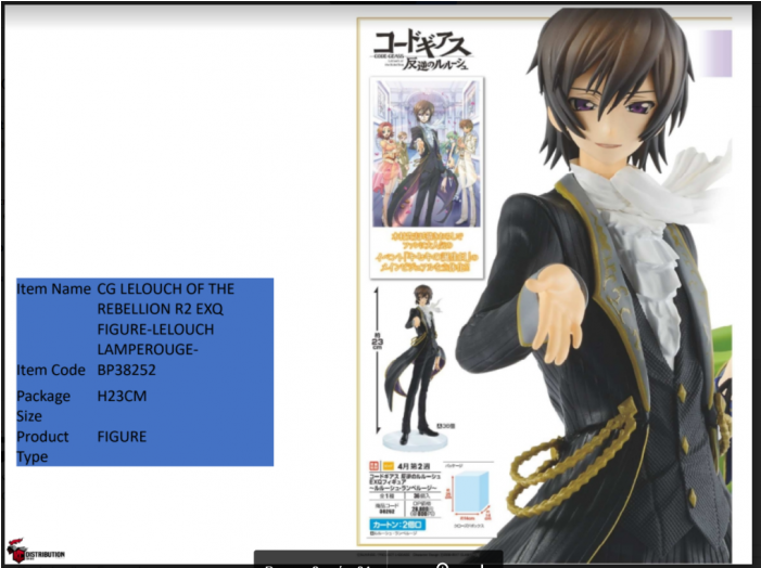 Exq Figure Code Geass (700x700), Png Download