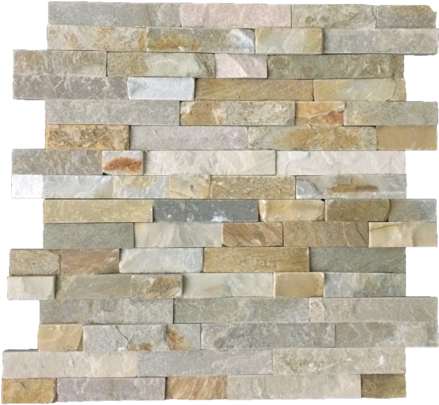 Download Golden Sand Quartzite 6" X 24" Interlocking Ledgerstone