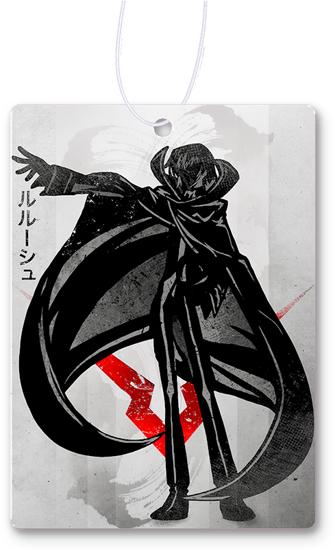 Crimson Lelouch Air Freshener - Displate (800x800), Png Download