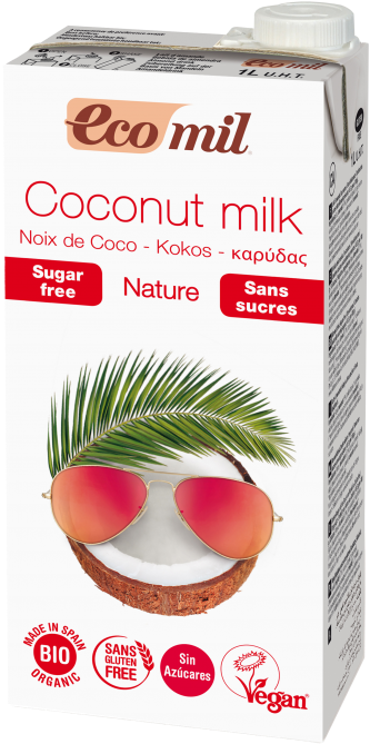 Ecomil Coconut Milk - No Added Sugar | Westminsterhealthstore.com (750x1000), Png Download