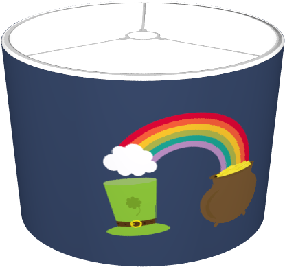 Rainbow Gold And Leprechaun - Illustration (674x516), Png Download