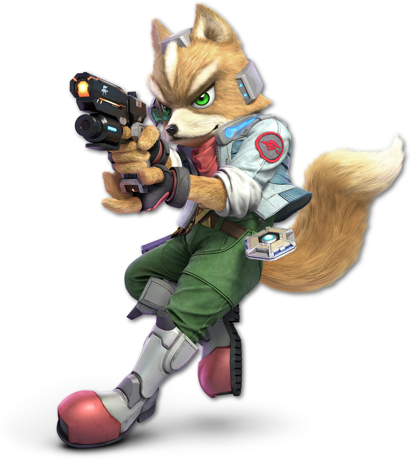 Fox In Super Smash Bros - Super Smash Bros Ultimate Fox (1374x1537), Png Download