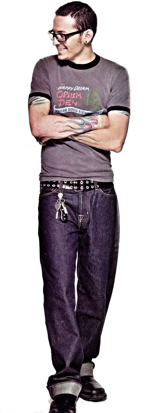 Chester Bennington (620x1651), Png Download