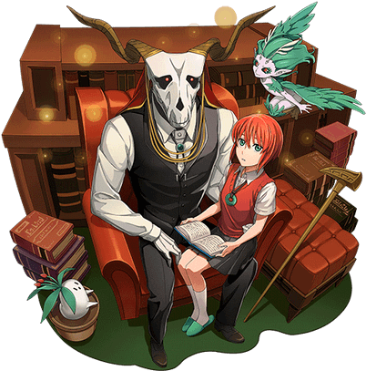 Elias And Chise - Mahoutsukai No Yome Episode 25 (410x410), Png Download
