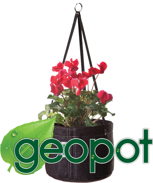 Geopot Hg-2gal 8" Hanging Basket, Brown (600x600), Png Download
