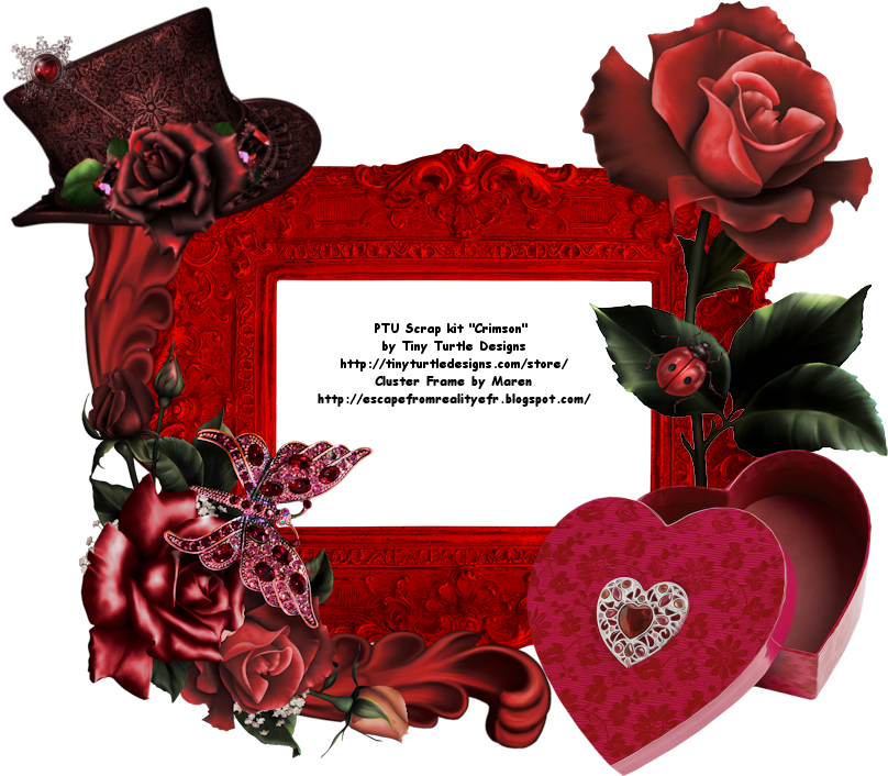 Then Right Click And Select Save Image As - Cluster Frame Valentines Png (835x733), Png Download