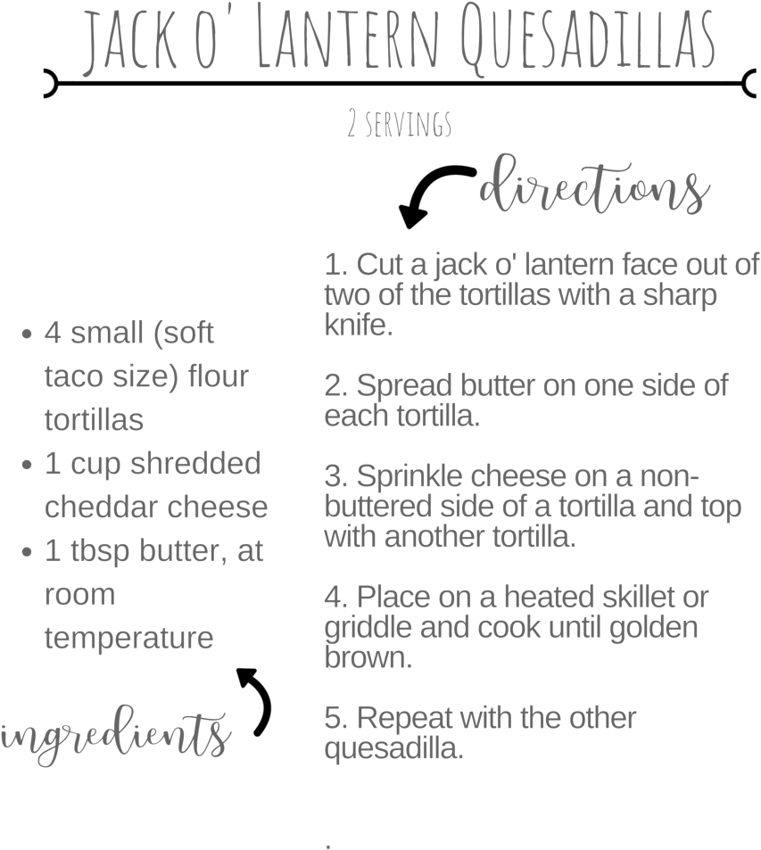 Jack O Lantern Quesadillas - Jack-o'-lantern (1000x1500), Png Download