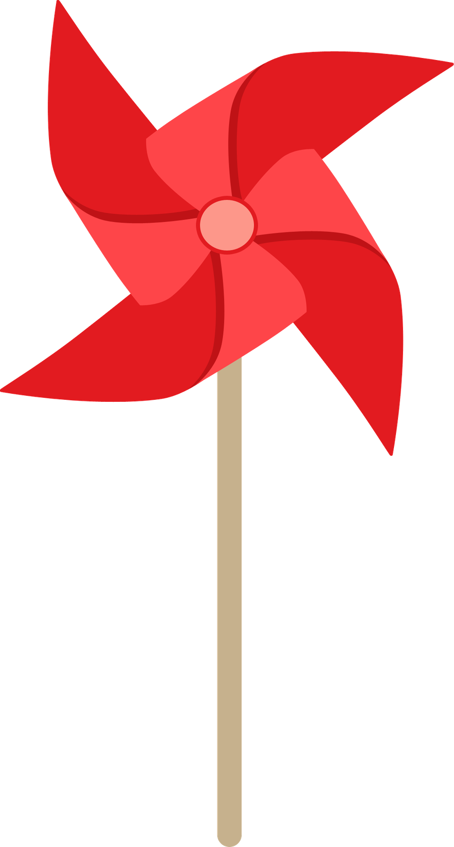 Pinwheel Clipart (900x1680), Png Download