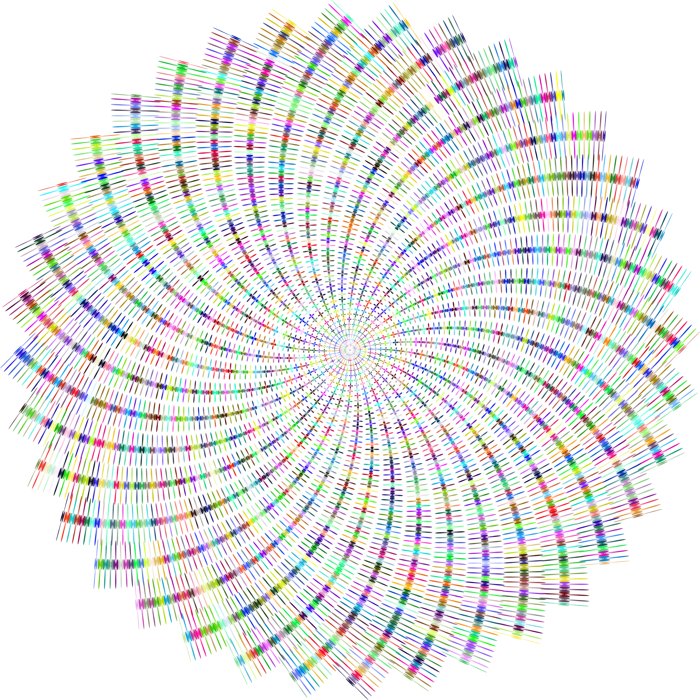 This Free Icons Png Design Of Striped Pinwheel Prismatic (2262x2262), Png Download