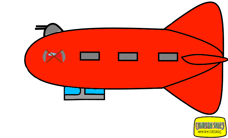 Crimson Skies Weegee Corsairs Little Einsteins Reaper - Crimson Skies (800x518), Png Download