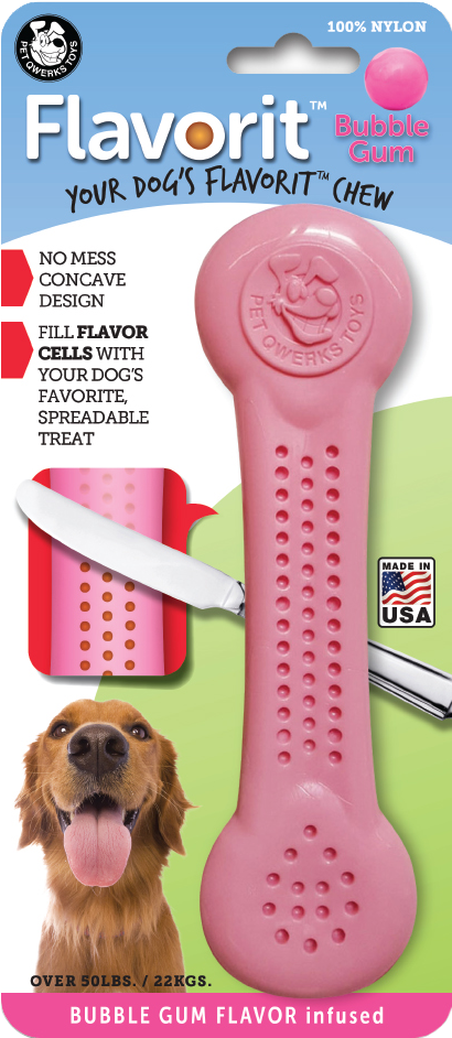Flavorit™ Bone Bubble Gum Flavor Infused - Flavorit Bone (461x1001), Png Download