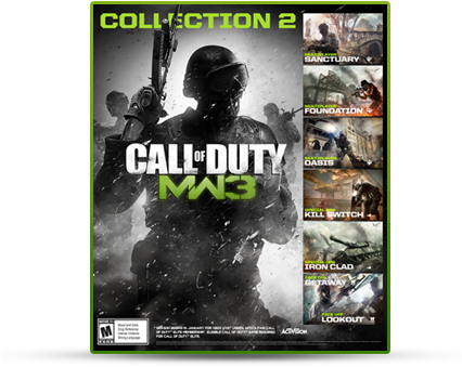 Call Of Duty Modern Warfare 3 Dlc Code Collection 2 (425x380), Png Download