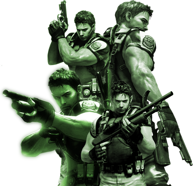 Chris Redfield (618x597), Png Download