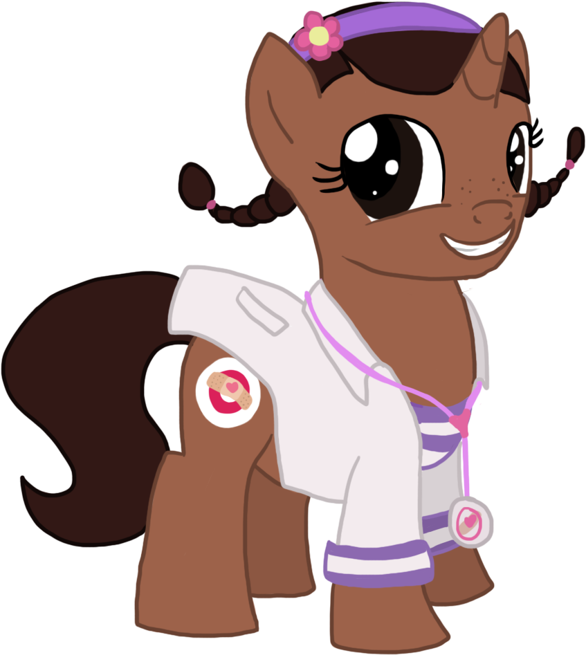 Doc Mcstuffins Copy By Qemma On Deviantart Black And - Doc Mcstuffins Fan Art (906x1005), Png Download