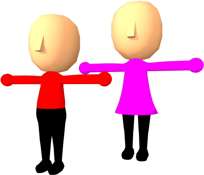 Download Zip Archive - Mii 3d Model Download (750x650), Png Download