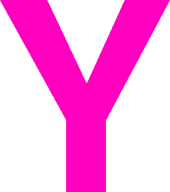 Wow Y Body - Letter Y In Purple (337x380), Png Download