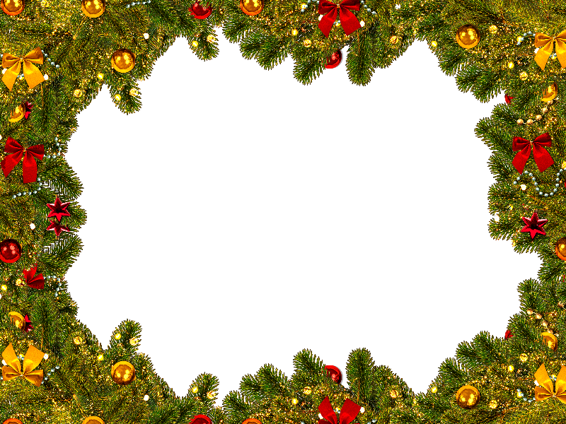 Christmas Border Frame Free - Christmas Day (800x600), Png Download