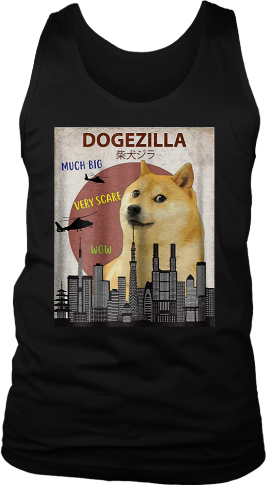 Dogezilla Shirt Funny Doge Meme Shiba Inu Dog Shirt - Dogezilla Tshirt Funny Doge Meme Shiba Inu Dog Shirt (960x960), Png Download