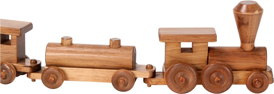 All Aboard For Nonstop Fun On This Handcrafted Train - Plywood (1127x382), Png Download
