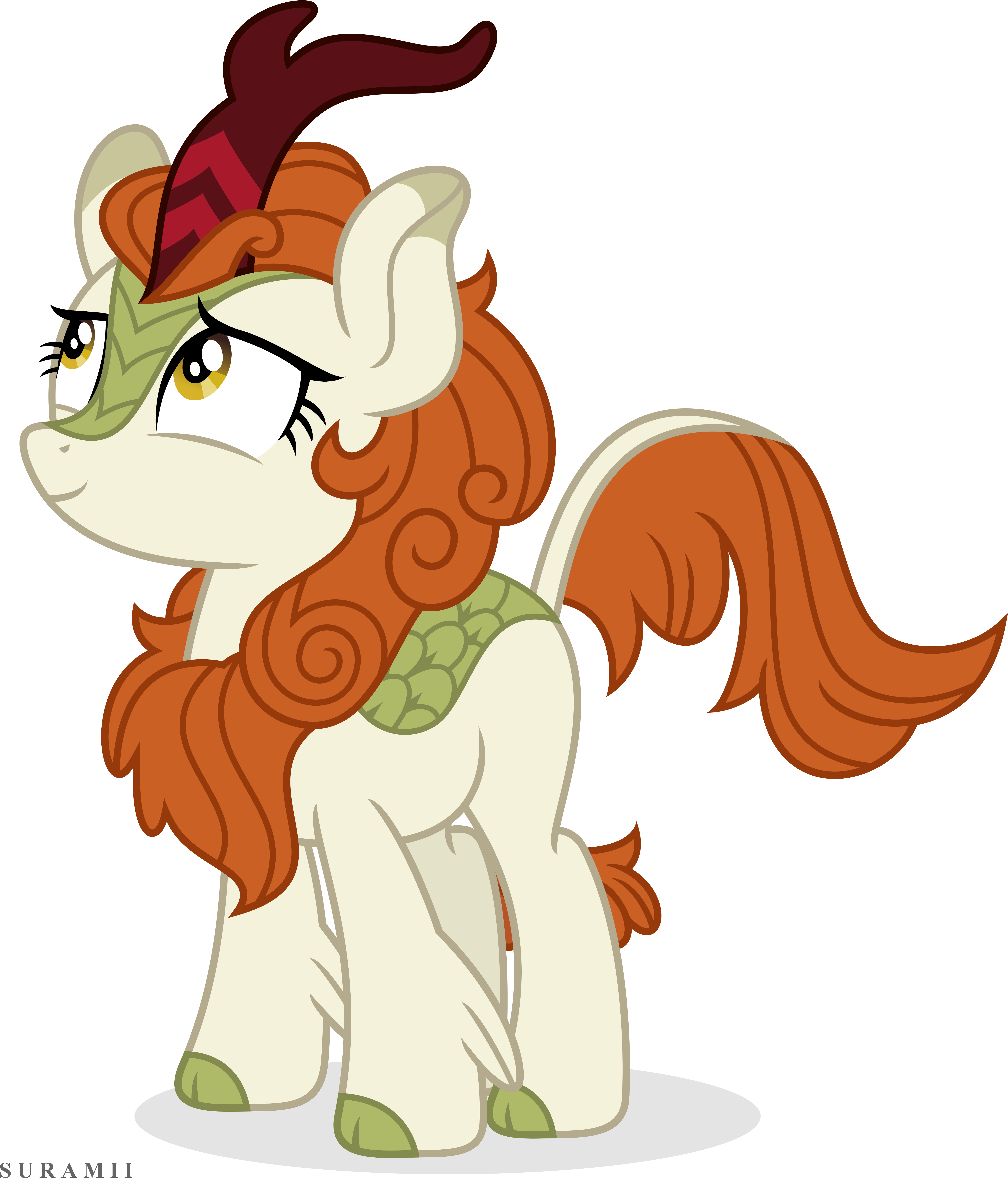 Autumn Blaze Suramii Png Blaze Mii - My Little Pony Autumn Blaze (5543x6413), Png Download