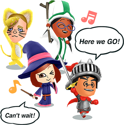 Explore The Kingdom Of Miitopia, Where Your Mii Characters - Tomodachi Life (500x453), Png Download