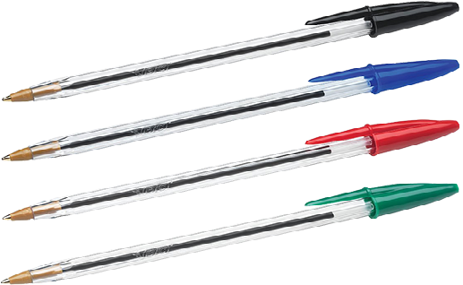 The Bic Pen, A Pop Culture Icon - Bic Pens (516x480), Png Download