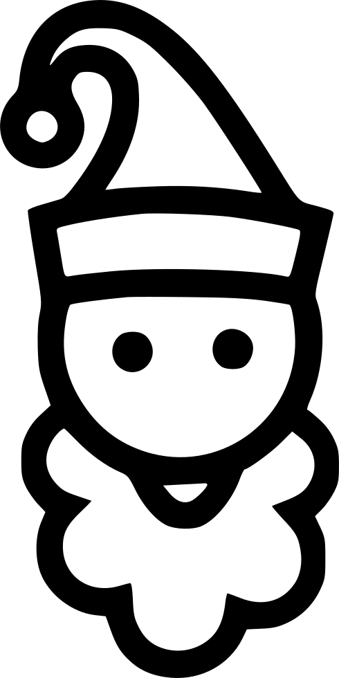 Png File - Santa Claus (490x980), Png Download