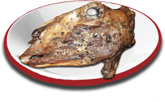 Albania Culinary Horrors Sheep's Head - Hendl (800x520), Png Download