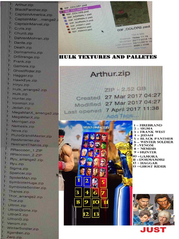 Again, This Is Not Official, And Capcom Hasn't Introduced - Marvel Vs Capcom Infinite Roster Leak Zip (1160x767), Png Download